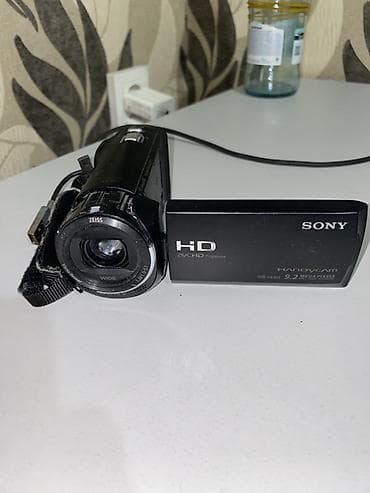 Фото жана видеокамералар: Видеокамера Sony Handycam (модель серии HDR-/HDR-CX, надпись HD AVCHD — 2