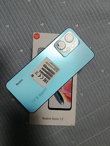 redmi note 9 s: Redmi, Redmi Note 12, Б/у, 128 ГБ, цвет - Голубой, 2 SIM — 1