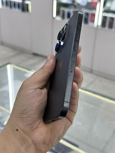 lalafo iphone 15 pro: IPhone 15 Pro, Б/у, 256 ГБ, Black Titanium, Кабель, 86 % — 4