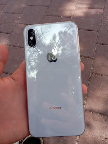Техника и электроника: IPhone Xs, Б/у, 64 ГБ, Серебристый, Чехол, 100 % — 2