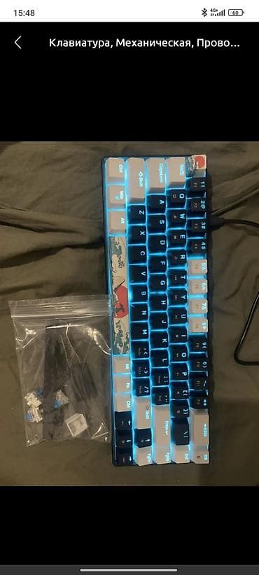 samsung 30: Клавиатура, A4Tech, Механическая, Проводное подключение, Размер: 65% — 3