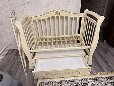 электро багги: Детская кровать трансформер, Б/у, Другой тип, цвет - Бежевый — 2