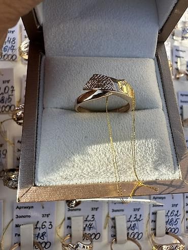 Шакектер: Шакек, Үлгүсү 375, Аялдарга, Кыстырмасыз, Жаңы — 8