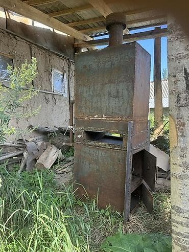 Ремонт и строительство: Этот компактный банный котел (печь-каменка) из 4-миллиметровой стали с — 1