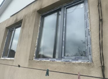 корейская теплица: ПВХ-окна WINTECH - Двухстворчатые пластиковые окна из профиля WINTECH — 1