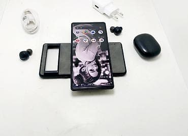 nokia c5: Google Pixel 6, Б/у, 128 ГБ, цвет - Черный, eSIM — 3