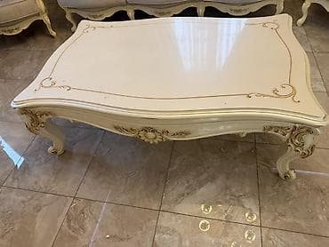 Журнальный стол в классическом стиле Производства Турция - Форма lalafo.kg да Журнальный стол в классическом стиле Производства Турция - Форма