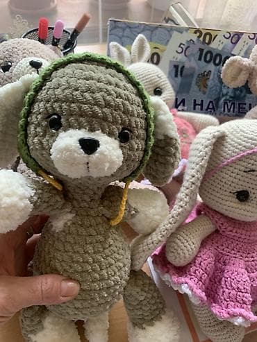 my home: Мягкие вязаные игрушки ручной работы, выполненные крючком. В — 9