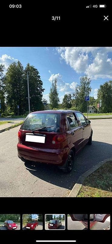 4100 r16: Daewoo Matiz: 2008 г., 0.8 л, Механика, Бензин, Хэтчбэк — 2