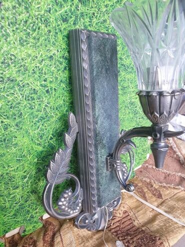 бра на стену: Хрустальный Светильник Бра Винтажный. Анодированное льтьё со вставкой — 2