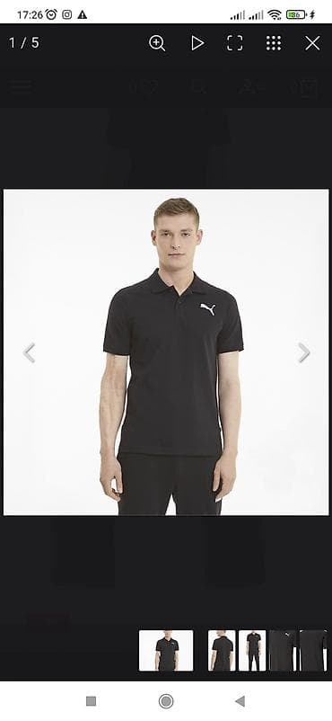 nike tech fleese: Мужская футболка, L, XL, Puma, Новый, цвет - Черный, Платная доставка — 2