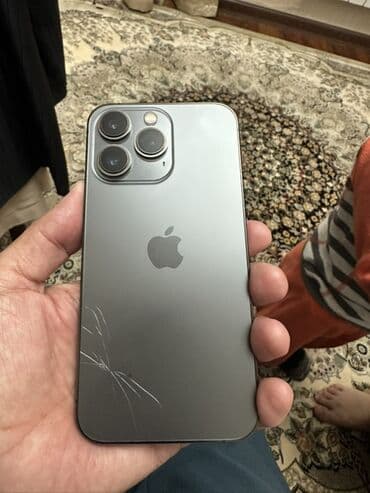 apple 6: IPhone 13 Pro, Б/у, 128 ГБ, Черный, Коробка, 75 % — 4