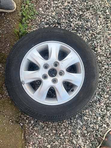 bbs diska: Колеса в сборе 205 / 65 / R 15, Лето, Б/у, Запаска, Литые, отверстий - 5 — 1