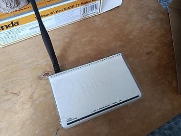 Стол компьютерлери жана комлектөөчүлөр: Срочно продам Tenda 150DMbps (Wireless N ADSL2+Modem Router ) все на — 3
