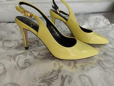 тувли: Туфли, 37, Christian Louboutin, Новый, цвет - Желтый — 2