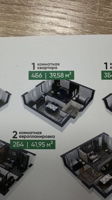 дом на иссык куле купить: 1 бөлмө, 40 м², Элитка, 6 кабат, ПСО (өзү оңдоп түзөтүп бүтүү үчүн) — 5