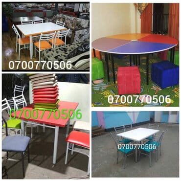 кухонный стол и стулья купить недорого: Кухонный стол и стул, Новый, Бесплатная доставка, Платная доставка, Самовывоз, цвет - Белый — 5