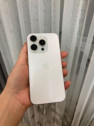 поко ф6 про 1 тб: IPhone 15 Pro, 256 ГБ, White Titanium, 86 % — 2