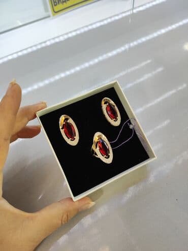 свадебные платья от производителя: Серебряный комплект Серебро напыление золото 925 пробы Размеры — 3