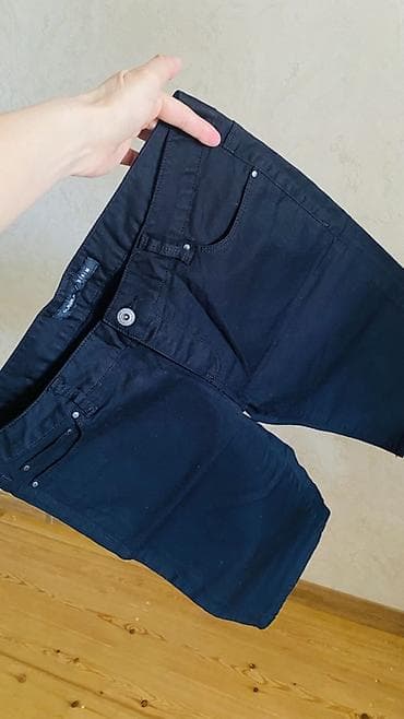 черные кожаные шорты: Новые черные джинсовые шорты Classic Denim. - Цвет: глубокий черный - — 1