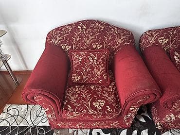 диван для кухни бишкек: Комплект мягкой мебели, цвет - Красный — 9