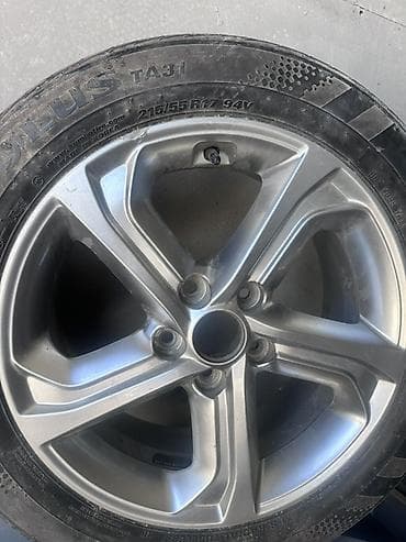 r16 4: Колеса в сборе 215 / 55 / R 17, Лето, Б/у, Комплект, Легковые, Литые, отверстий - 5 — 2