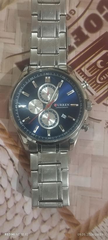 Наручные часы: (надо заменить батарейку) Мужские наручные часы Curren Chronograph - — 1