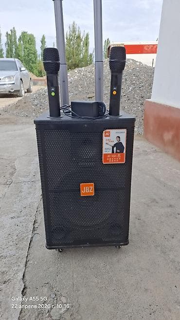 сайма модем: Портативная акустическая система JBZ с двумя беспроводными микрофонами — 3