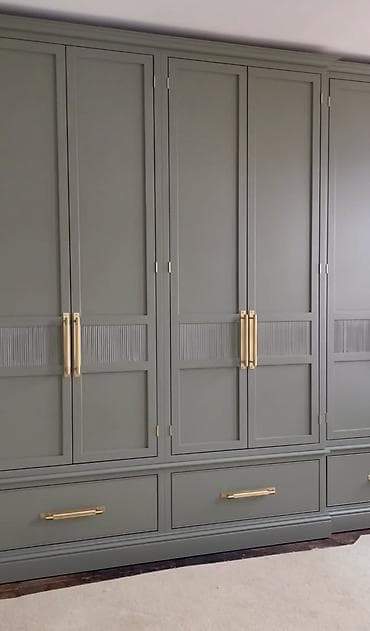 ящики: Шифоньер, шкаф для одежды, Прямой, МДФ — 3