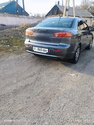 Унаа: Mitsubishi Lancer: 2008 г., Кол менен иштөөчү, Бензин, Седан — 3