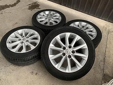 3 sfe: Колеса в сборе 205 / 55 / R 16, Лето, Б/у, Комплект, Легковые, Литые, отверстий - 5 — 1