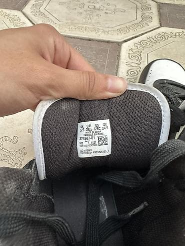 черные вельветовые брюки мужские: Мужские кроссовки, 38.5, Puma, Б/у, цвет - Черный, Самовывоз — 6