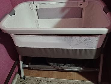 Балдар гарнитуралары: Люлька, Бешик, Металл, түсү - Саргыч боз — 3