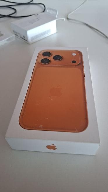 iphone xp: IPhone 17 Pro, Б/у, 256 ГБ, Оранжевый, Коробка, 98 % — 1