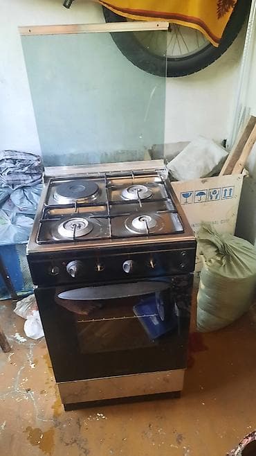 Техника жана электроника: Айкалышкан плита, Beko, Колдонулган, Полго орнотулма, Механикалык, Толук төлөө — 5