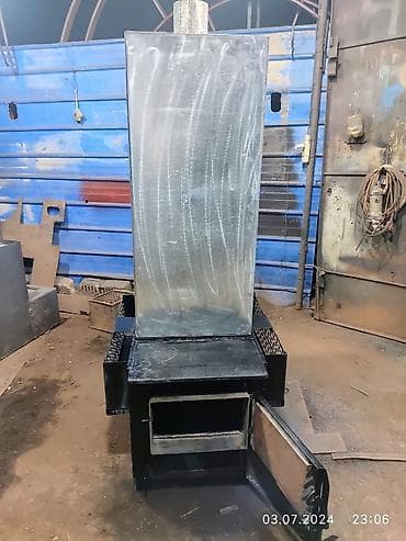 деревянная бочка: Печь для бани, сауны Материал: Металл — 9