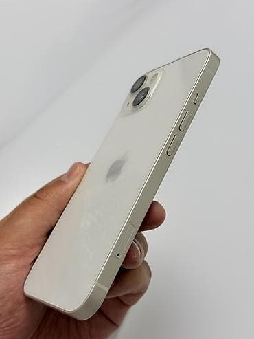 iphone 6a: IPhone 13, Б/у, 128 ГБ, Белый, Защитное стекло, Чехол, 88 % — 5