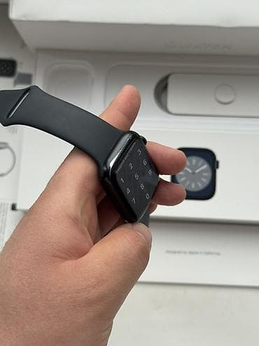часы казино: Apple Watch Series 8 45MM Midnight АКБ 90%, держит хорошо Состояние — 8