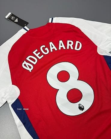 Бинокли: Футбольная футболка Adidas Arsenal 23/24 с именной печатью ØDEGAARD и — 1