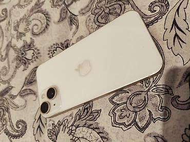 IPhone 14, Б/у, 128 ГБ, Старлайт, Чехол, 81 %