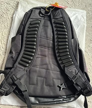 рюкзак пума: Баскетбольный Рюкзак Nike Quad Zip System, черный с розовыми акцентами — 3