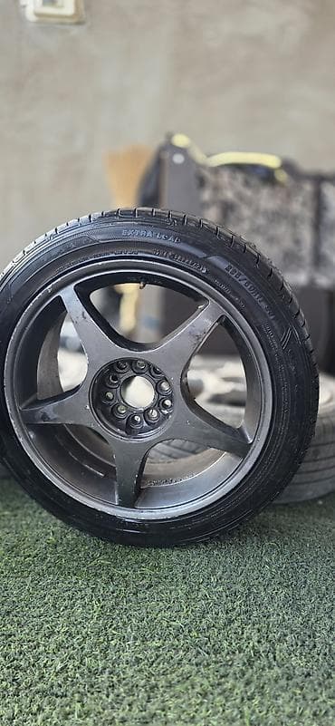Колеса в сборе 215 / 45 / R 17, Лето, Б/у, Комплект, Легковые, Литые