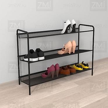cloth hanger: СТИЛЬНАЯ ПОДСТАВКА ДЛЯ ОБУВИ 3-Х ПОЛОЧНАЯ "ЖЕНЕВА 33"Полки для обуви — 1