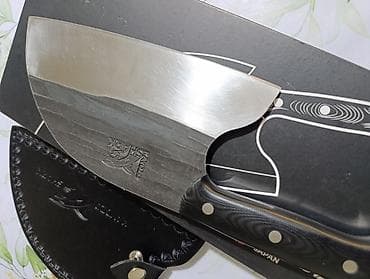 рукоять: Поварской топор-нож Kaydzo Shark (Japan) - Тип: кухонный — 3