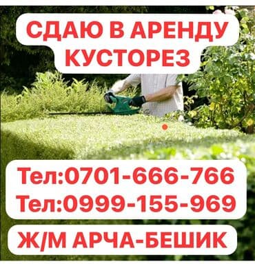 аренда кустореза: Другие садовые инструменты и инвентарь, Платная доставка, Самовывоз — 1