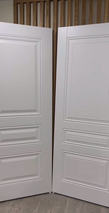 пластиковый панел: Жабык ички эшик, Жыгач, Panel, түсү - Ак — 2