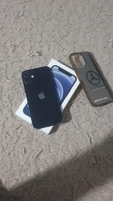 ps5 lalafo: IPhone 12 mini, Новый, 64 ГБ, Синий, Коробка, 75 % — 1