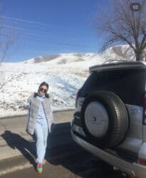 туника трикотажная: Утепленный, Меховой, Осень-весна, Норка, Длинная модель, С карманами — 6