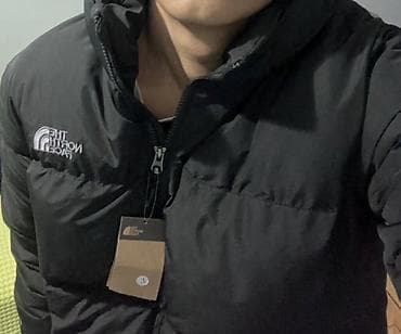 итальянский пуховик: Мужская куртка, M, The North Face, Б/у, цвет - Черный, Самовывоз — 2