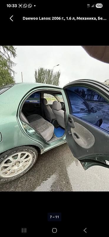 Транспорт: Daewoo Lanos: 2006 г., 1.6 л, Механика, Бензин, Седан — 8